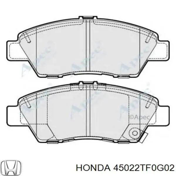 Тормозные колодки Honda 45022TF0G02