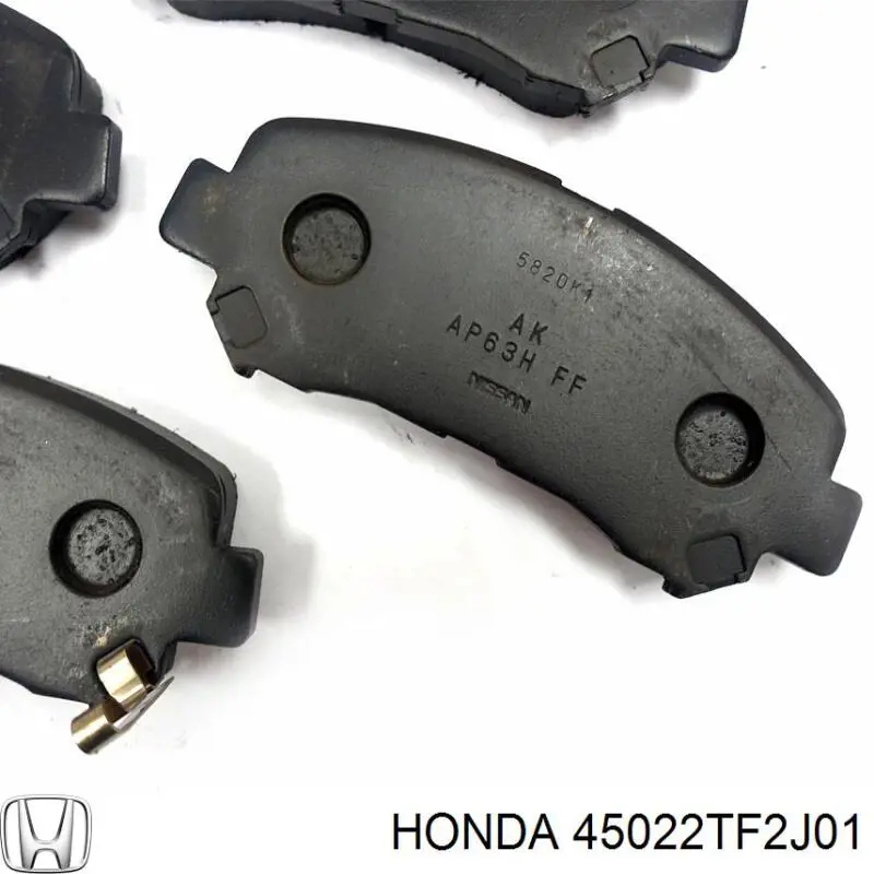 Купить 45022TF2J01 Honda Колодки тормозные