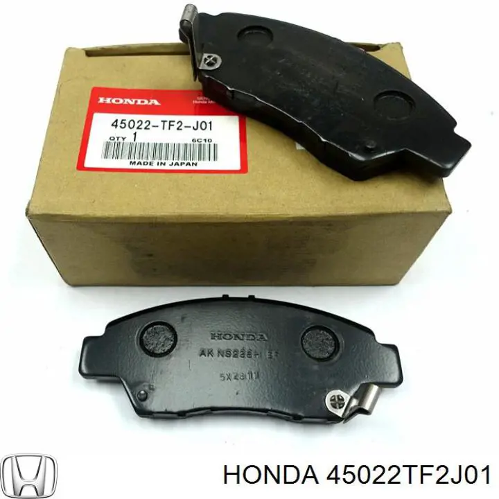 Передние тормозные колодки 45022TF2J01 Honda