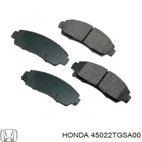 Купить 45022TGSA00 Honda Колодки тормозные