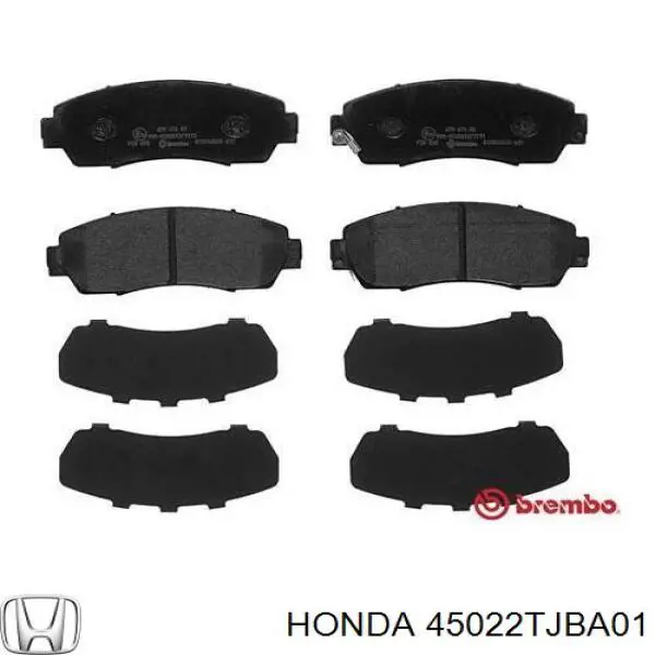 Купить 45022TJBA01 Honda Колодки тормозные