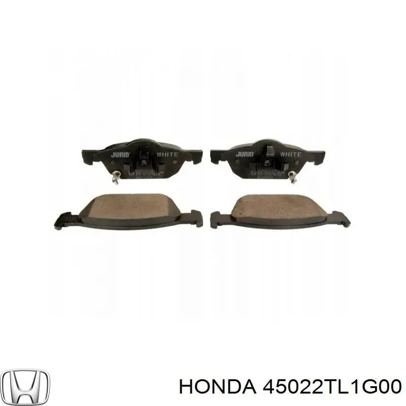 45022TL1G00 Honda колодки тормозные передние дисковые