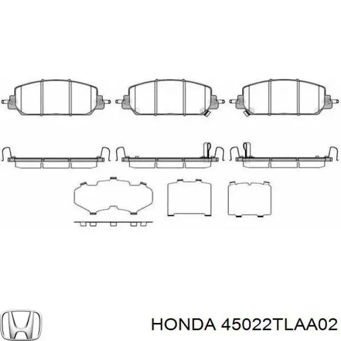 Колодки Honda 45022TLAA02 цена, от 130.11 USD