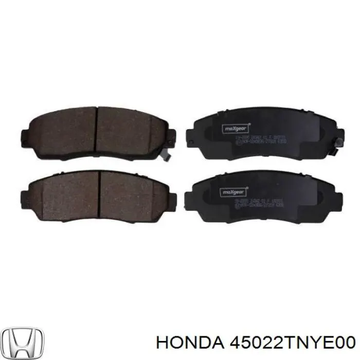 45022TNYE00 Honda Колодки передние