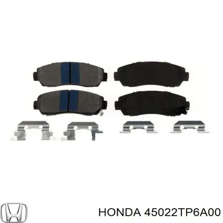 45022TP6A00 Honda колодки тормозные передние дисковые