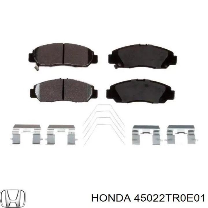 Передние тормозные колодки 45022TR0E01 Honda