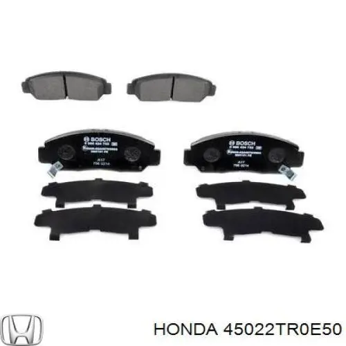 Колодки Honda 45022TR0E50 цена, от 24.52 USD
