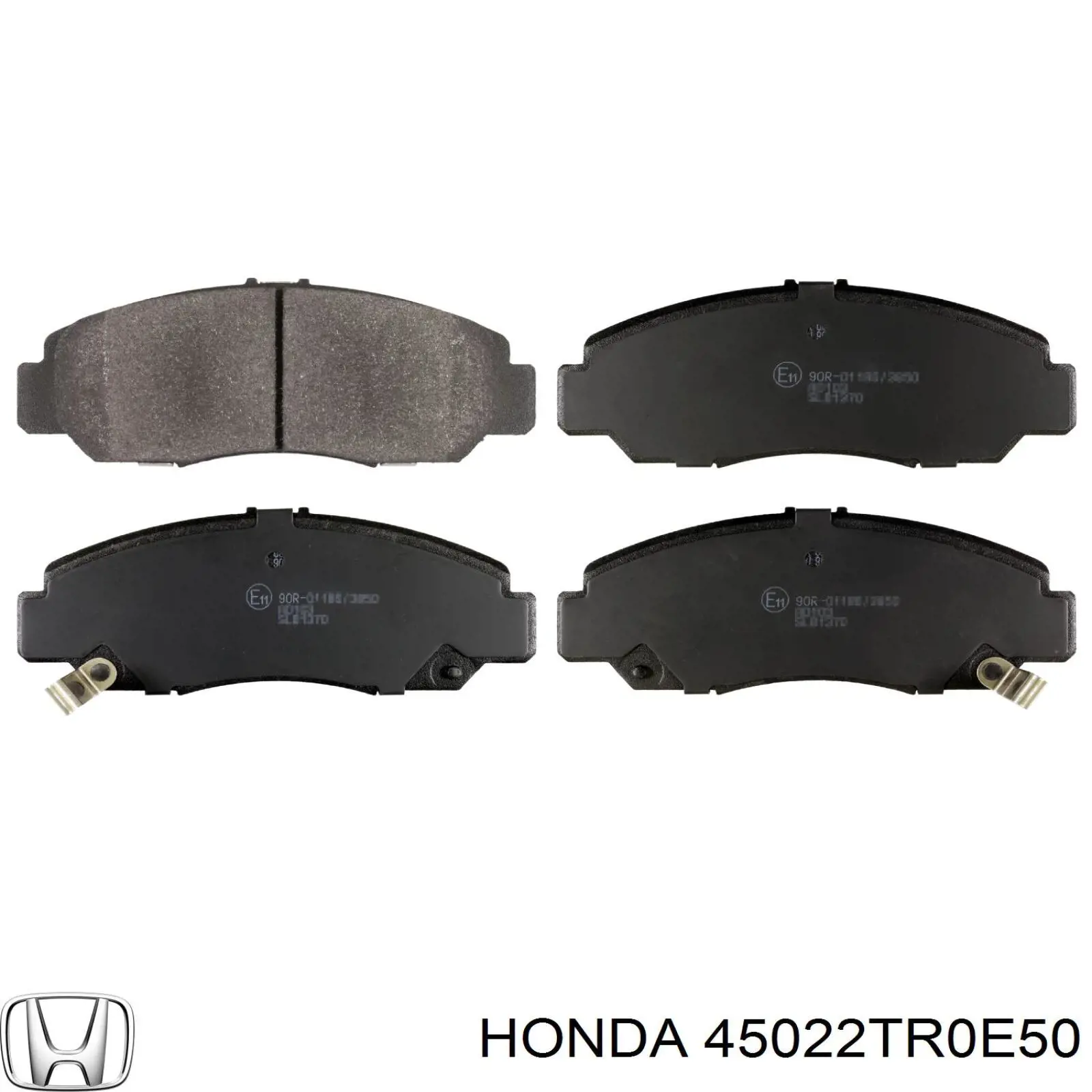 45022TR0E50 Honda колодки тормозные передние дисковые