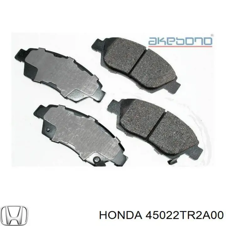 Передние тормозные колодки 45022TR2A00 Honda