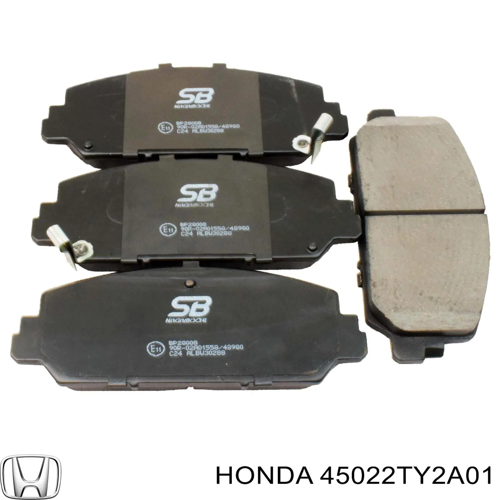 45022TY2A01 Honda Колодки передние