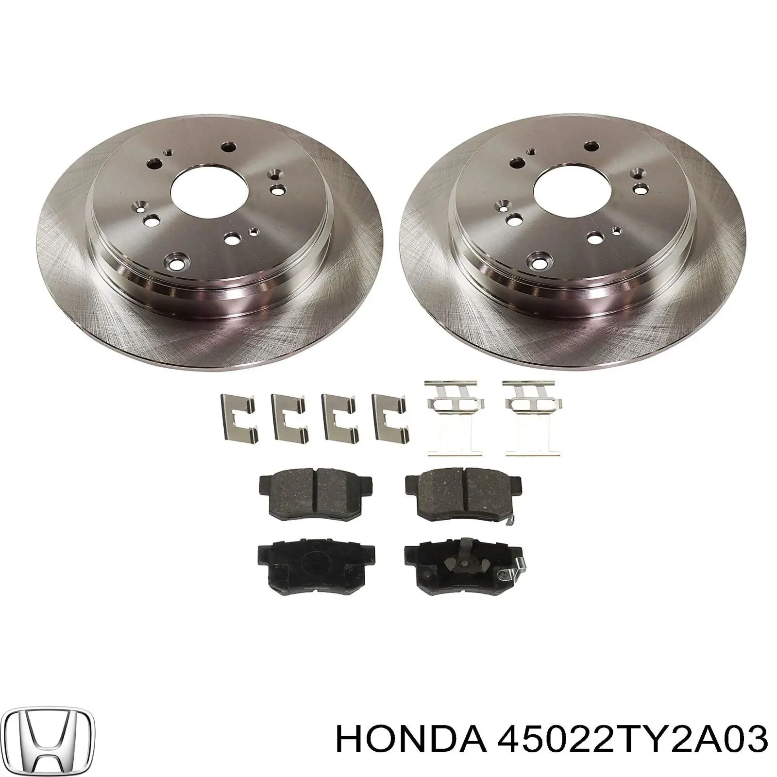 45022TY2A03 Honda sapatas do freio dianteiras de disco