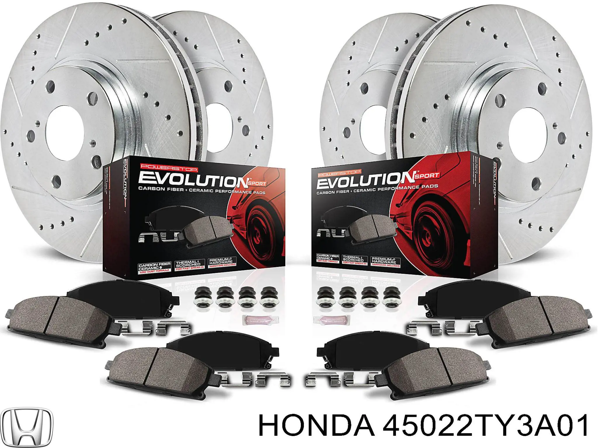 Купить 45022TY3A01 Honda Колодки тормозные