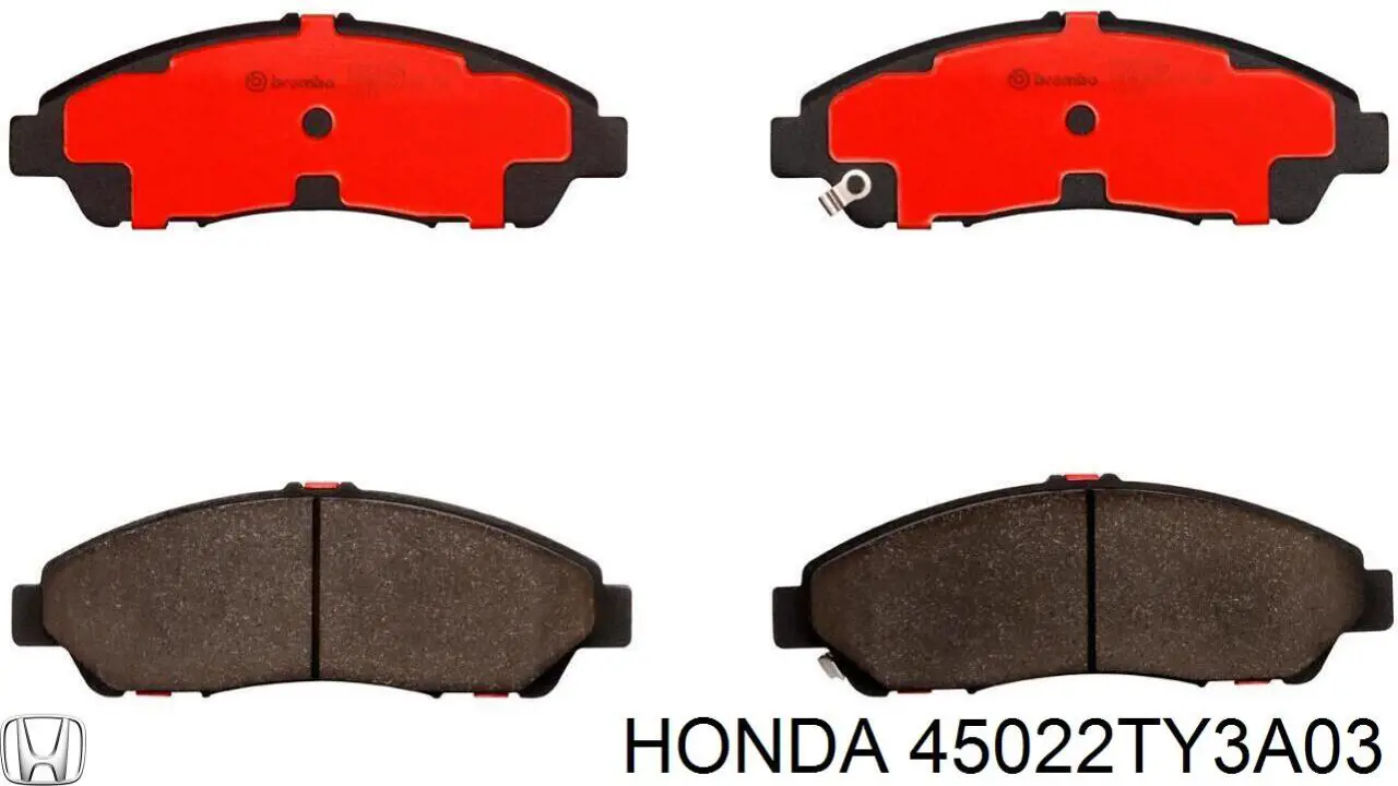 Колодки Honda 45022TY3A03 цена, от 42.77 USD