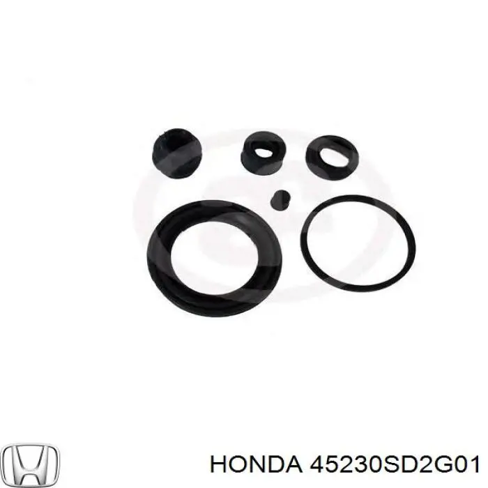 45230-SD2-G01 Honda суппорт тормозной задний правый