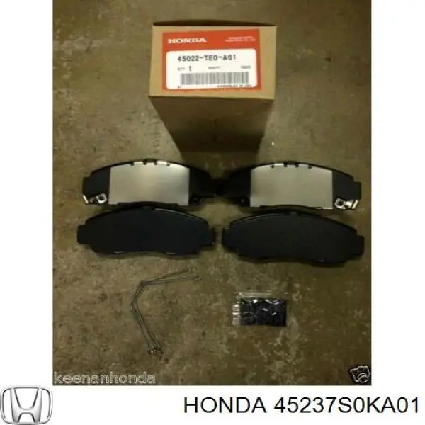 45237S0KA01 Honda kit de molas de fixação de sapatas de disco dianteiras