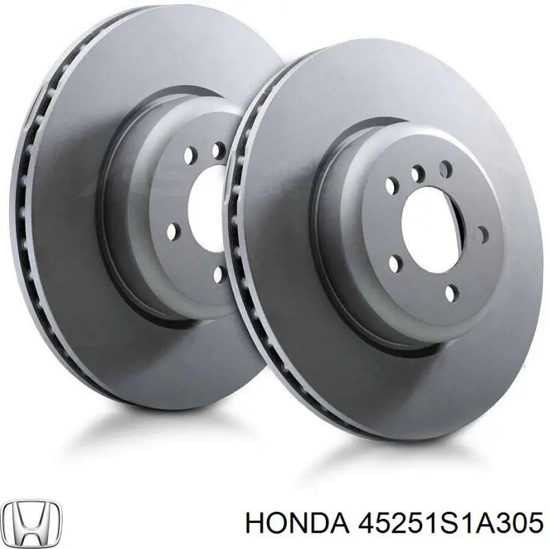 Передние тормозные диски 45251S1A305 Honda