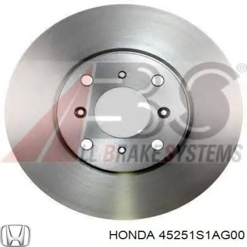 45251S1AG00 Honda диск тормозной передний