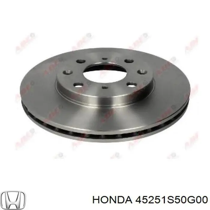 Передние тормозные диски 45251S50G00 Honda