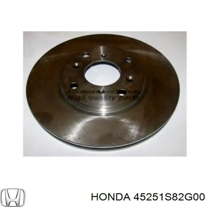 Передние тормозные диски 45251S82G00 Honda