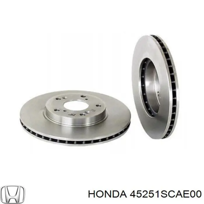 Передние тормозные диски 45251SCAE00 Honda