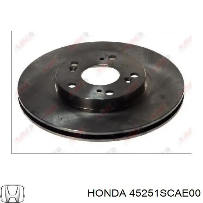 Тормоз дисковый передний Honda 45251SCAE00 цена, от 32.46 USD
