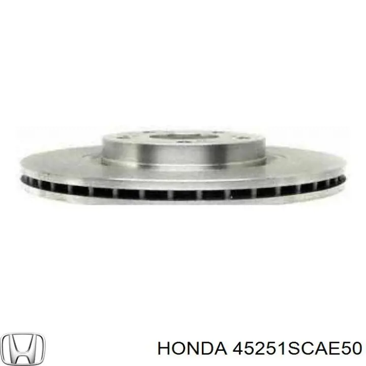 Передние тормозные диски 45251SCAE50 Honda