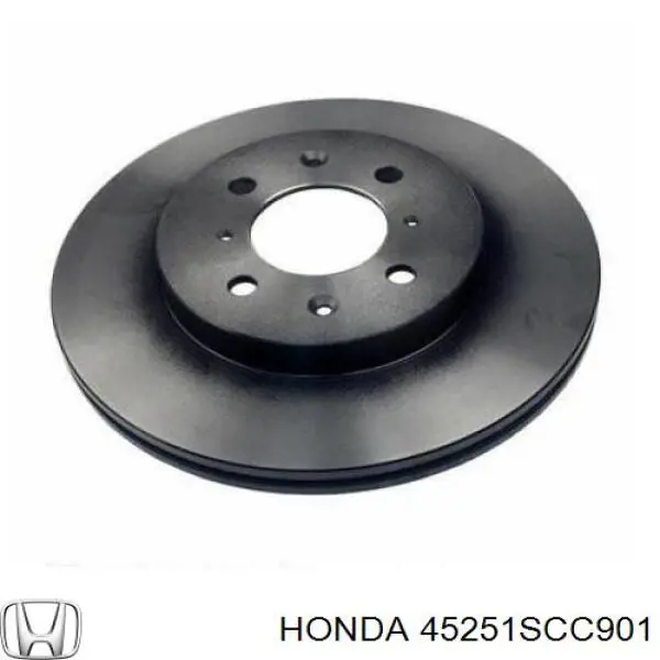 Передние тормозные диски 45251SCC901 Honda