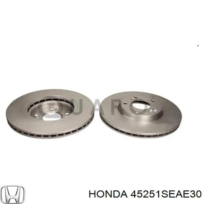 Передний тормозной диск Honda 45251SEAE30