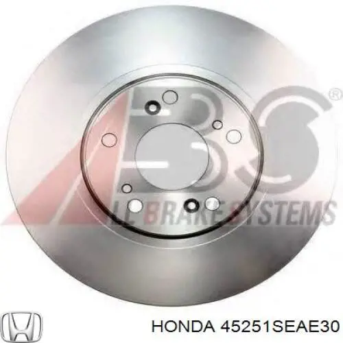 45251SEAE30 Honda Диск тормозной передний