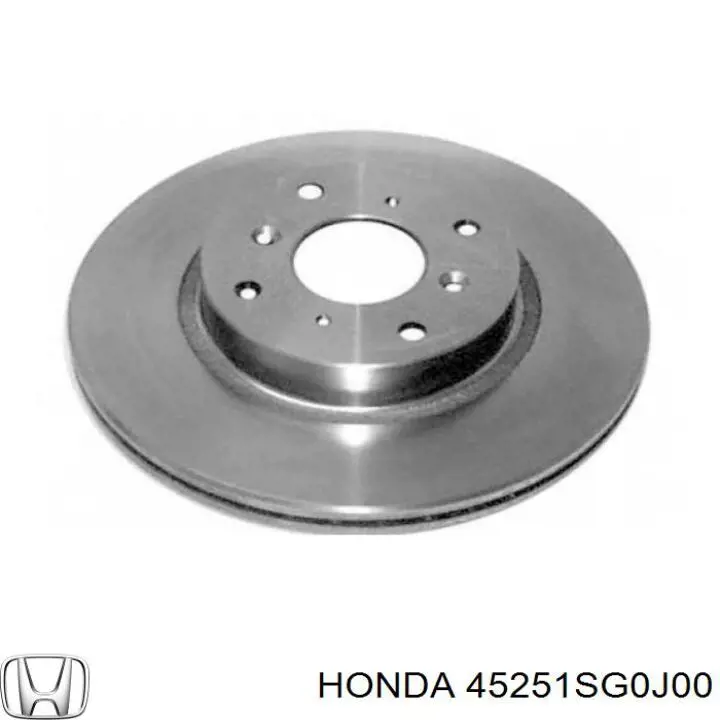45251SG0J00 Honda диск тормозной передний