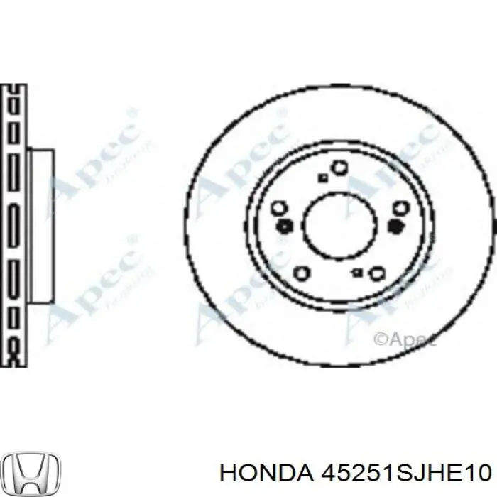 45251SJHE10 Honda тормозные диски