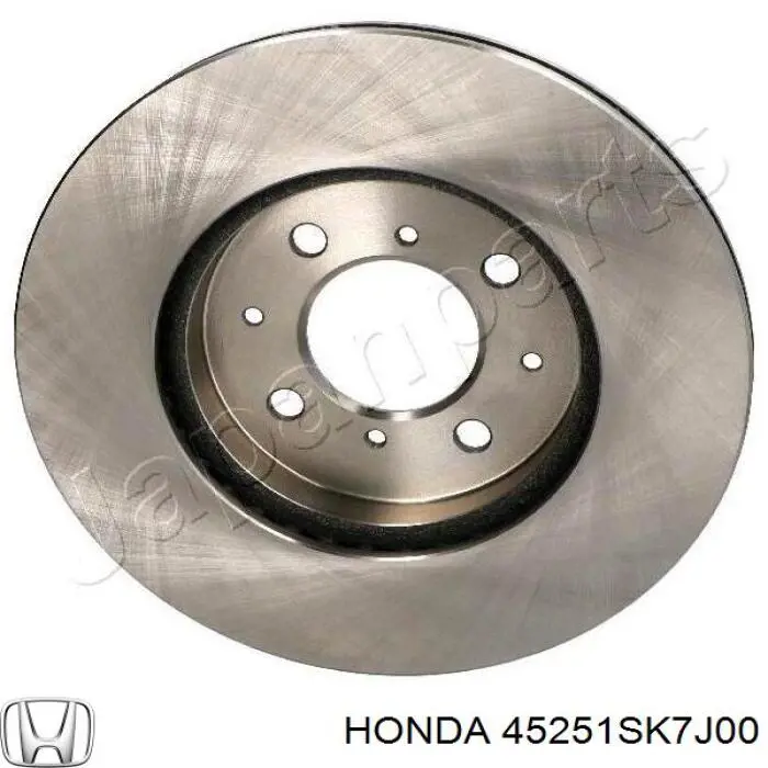 45251SK7J00 Honda диск тормозной передний