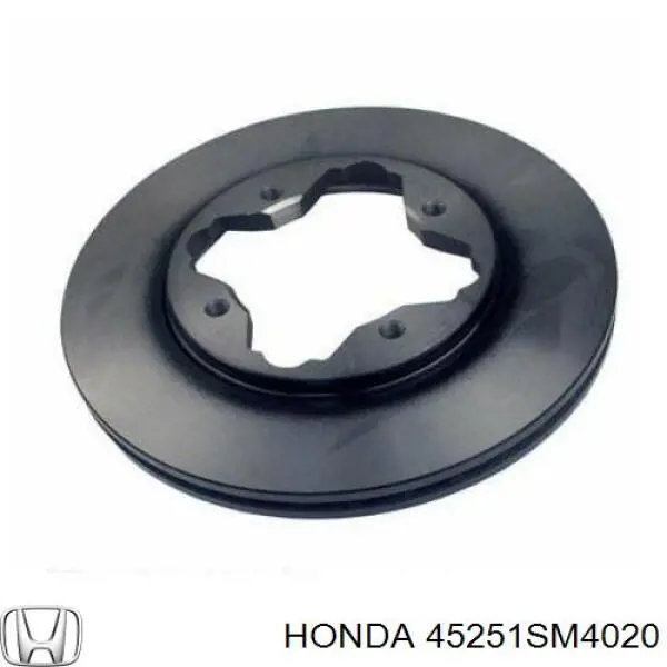 Freno de disco delantero 45251SM4020 Honda