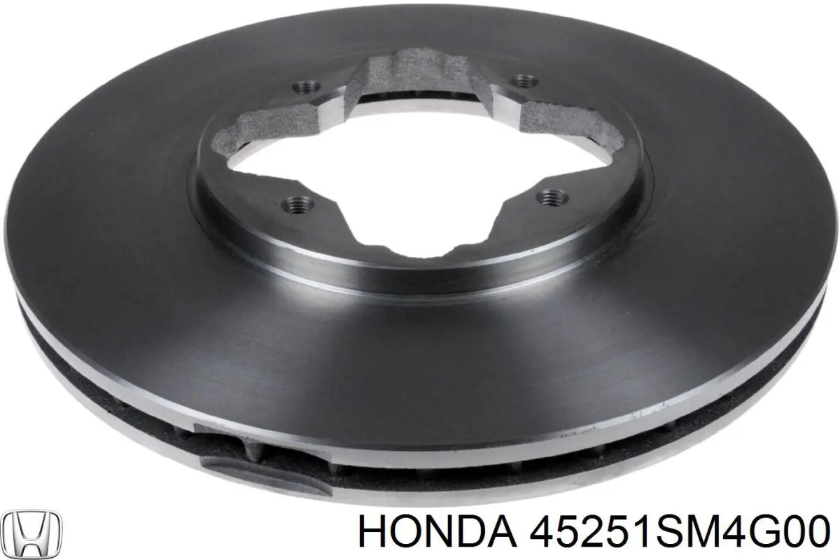 Передние тормозные диски 45251SM4G00 Honda