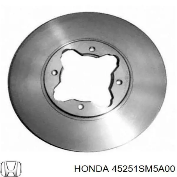 45251SM5A00 Honda Диск тормозной передний
