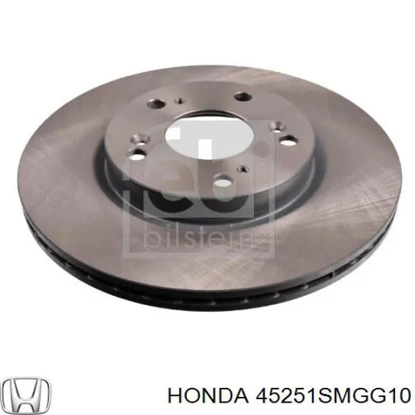 45251SMGG10 Honda Диск тормозной передний