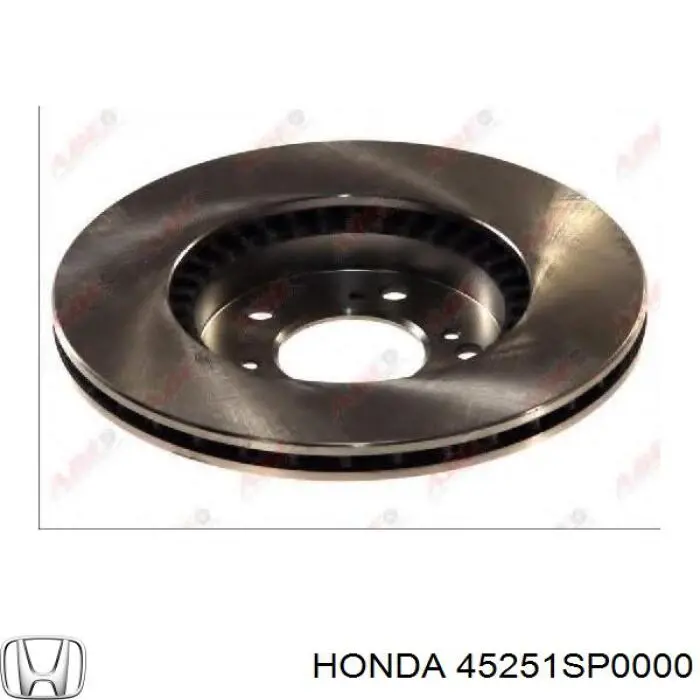 Тормоз дисковый передний Honda 45251SP0000 цена, от 31.40 USD