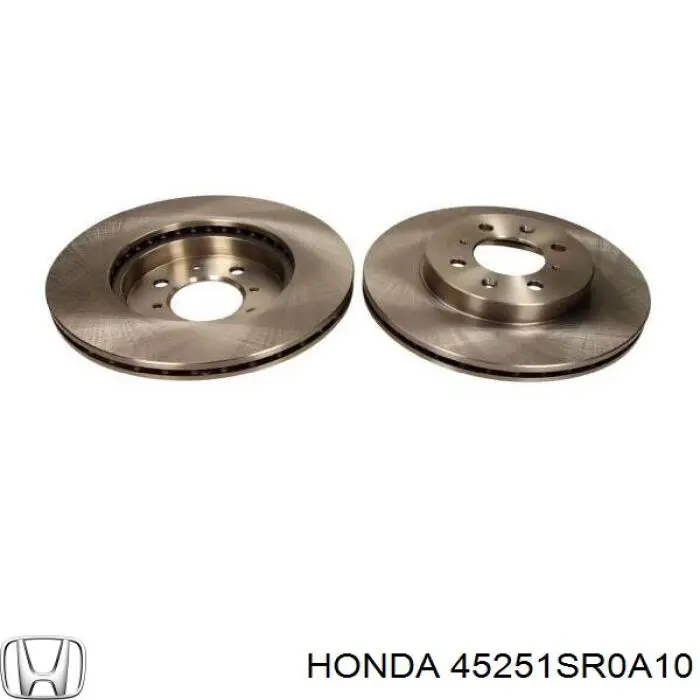 45251-SR0-A10 Honda диск тормозной передний