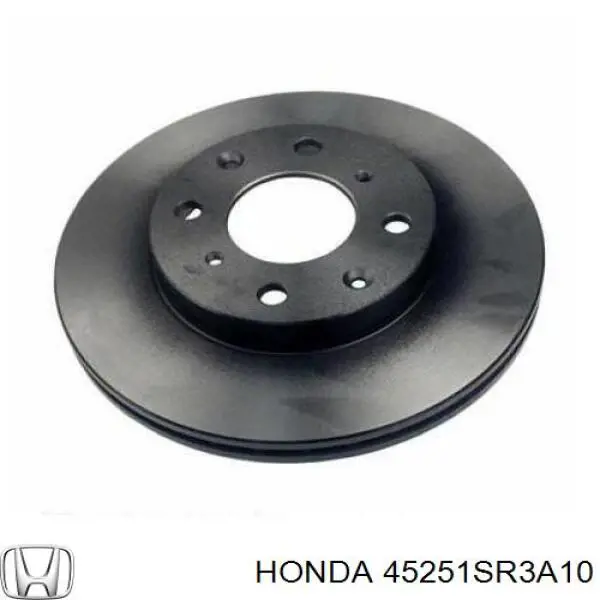 Передние тормозные диски 45251SR3A10 Honda