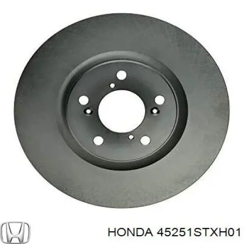 45251STXH01 Honda диск тормозной передний