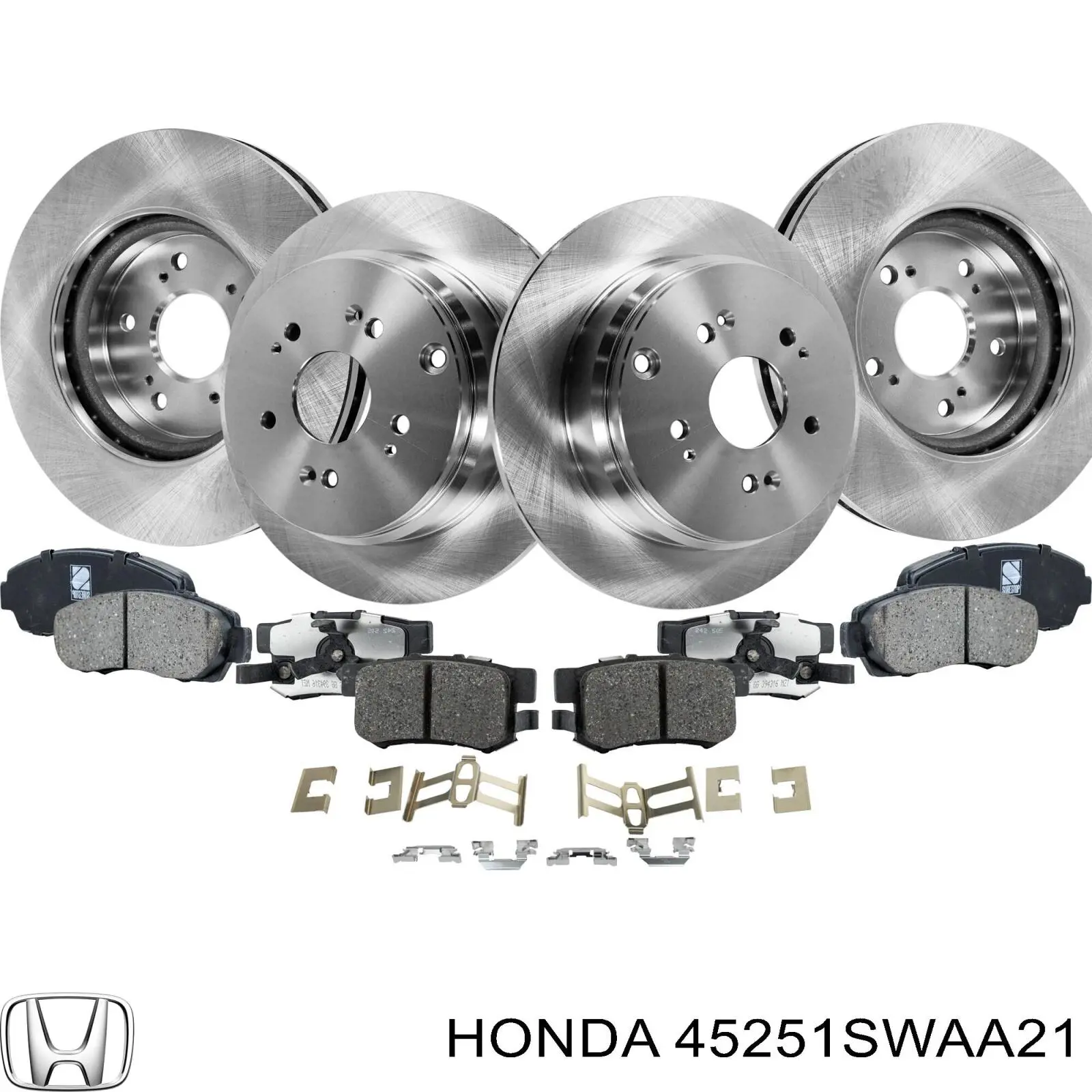 Передний тормозной диск Honda 45251SWAA21
