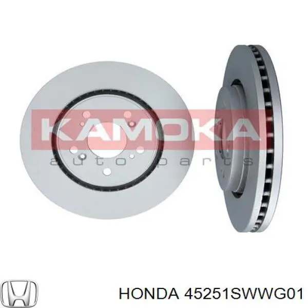Disco do freio dianteiro Honda 45251SWWG01