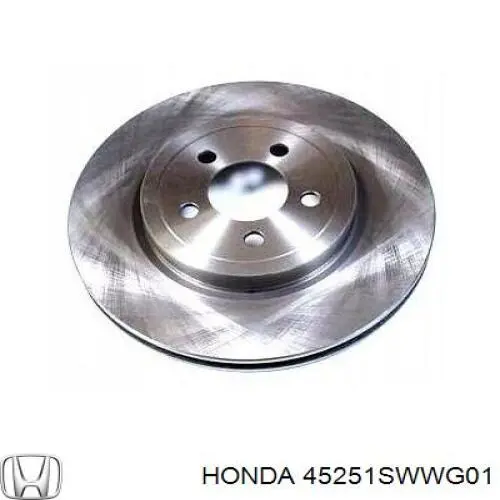 Compre 45251SWWG01 Honda Disco do freio dianteiro