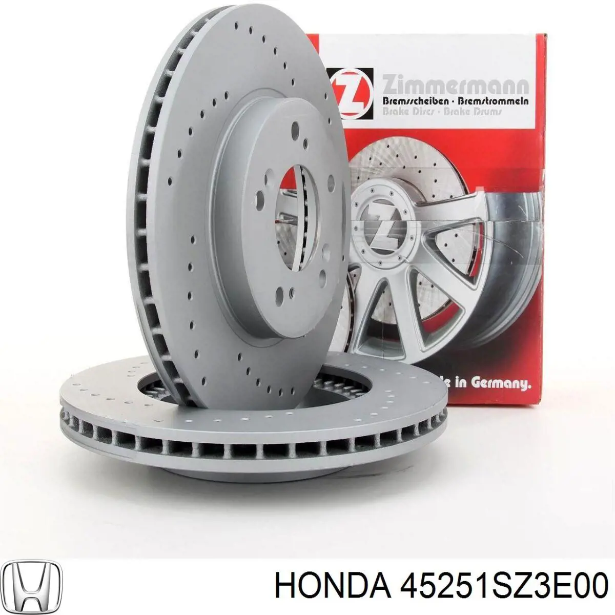 45251SZ3E00 Honda Диск тормозной передний
