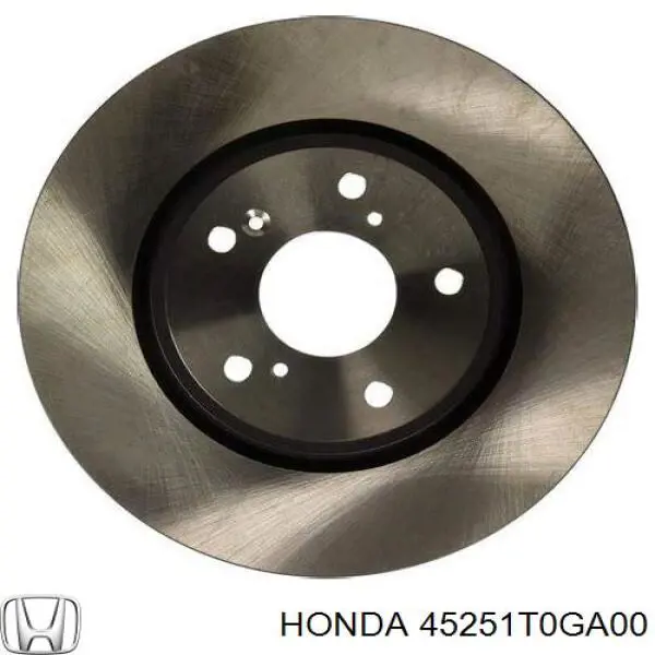 Freno de disco delantero 45251T0GA00 Honda