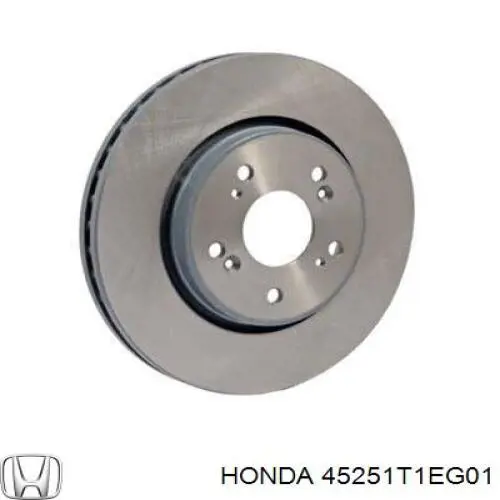 Тормоз дисковый передний Honda 45251T1EG01 цена, от 66.03 USD