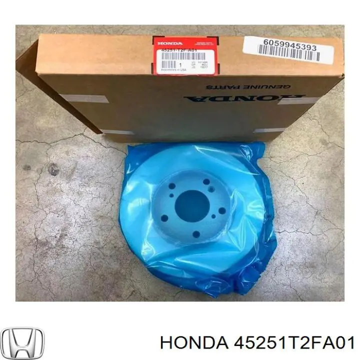 Передние тормозные диски 45251T2FA01 Honda