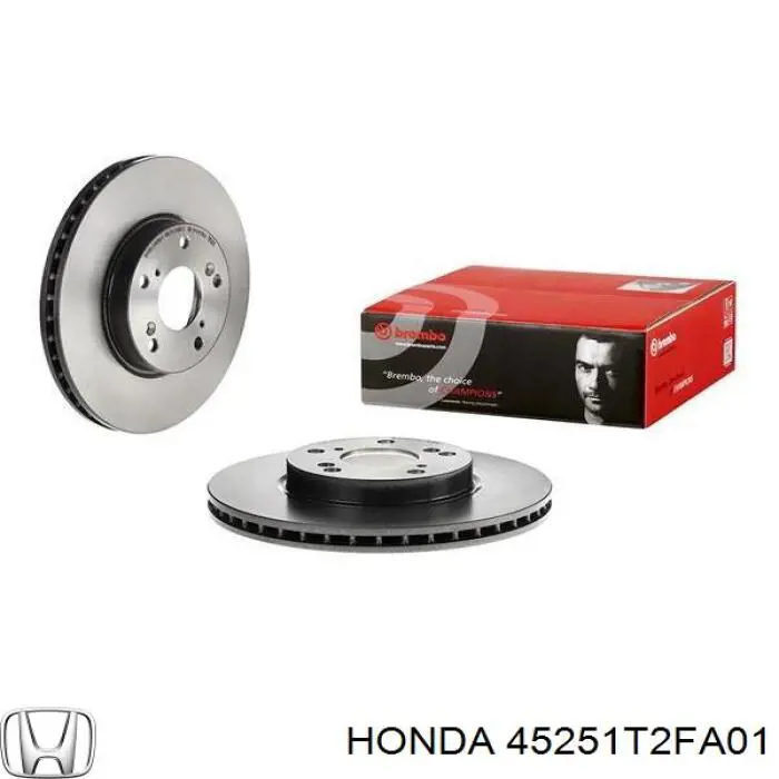 45251T2FA01 Honda Диск тормозной передний