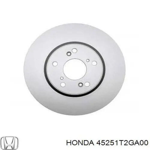 45251T2GA00 Honda Диск тормозной передний