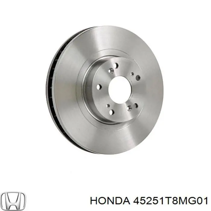 45251T8MG01 Honda диск тормозной передний